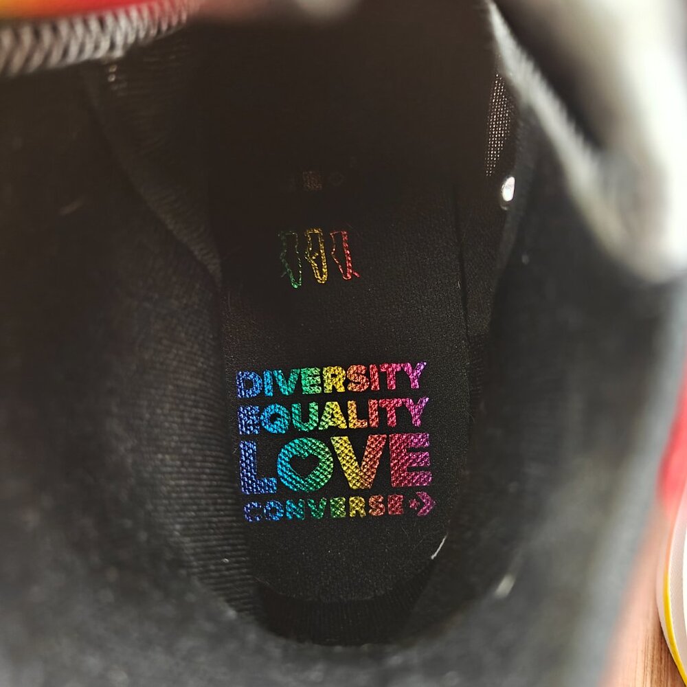 Converse Chuck Taylor All Stars Pride Edition M7 W9 - Picture 13 of 15
